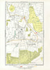 LONDON. Upper Elmers End West Wickham Eden Park Spring Park 1933 old map
