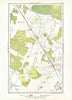 PETT'S WOOD. Orpington Locksbottom Crofton Southborough 1933 old vintage map