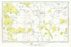 HERTFORDSHIRE. Cuffley Goff's Oak Northaw Potters Bar 1933 old vintage map