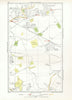 NORTHOLT. Ruislip Ruislip Manor Hillingdon Yeading Greenford Eastcote 1933 map