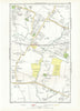 HAYES SOUTHALL. Cranford Hounslow Harlington Heathrow Heston Yeading 1933 map