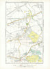 FELTHAM. Hounslow Hatton Sunbury Common Hanworth Ashford Common 1933 old map