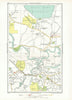 WEYBRIDGE. Halliford Shepperton Littleton Addleston Laleham Charlton 1933 map