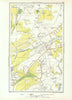 WEST BYFLEET. Row Town Addlestone Woodham Sheerwater Maybury Pyrford 1933 map
