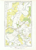 COBHAM. Stoke d'Abernon Whiteley Village Fairmile Burwood Park (Surrey) 1933 map
