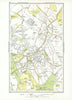 EPSOM EWELL. Stoneleigh North Looe Horton Pikeshill Woodcote (Surrey) 1933 map