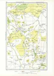 SELSDON. Addington Chelsham Farleigh Hamsey Green Forestdale Shirley 1933 map