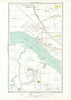 DARTFORD PURFLEET. Aveley Wennington Rainham Temple Hill (Essex/Kent) 1933 map