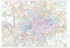 LONDON. Administrative Areas. Municipal Boroughs Local Authorities 1933 map