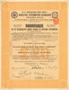 BLACK SEA- KUBAN RAILWAY COMPANY bond certificate 4.5% 189 Roubles. £20 1911