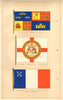 MARITIME FLAGS. Cinque Ports; Thames Conservancy; Francais Chef de Service 1873