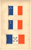 FRANCE MARITIME FLAGS.Vice & Rear/Contre-Admiral/Amiral; Pavillon Des Ports 1873