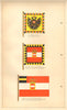 AUSTRIAN FLAGS.Royal Standard. High/Vice- Admiral Field-Marshal. Osterreich 1873