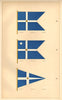 PORTUGUESE MARITIME FLAGS. Bandeiras marítimas Portuguesas. Portugal 1873