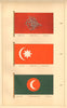TURKISH MARITIME FLAGS. Standard Ensign Merchant. Ottoman Turkey. HOUNSELL 1873