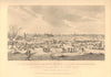 RIVER THAMES FROST FAIR, 1684-84. North west view. London. WILKINSON 1834