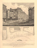 THE STRAND 1810 improvement plan. Essex-Arundel Street Milford Lane 1834 map
