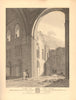 ST BARTHOLOMEW THE GREAT, West Smithfield. Choir & south transept 1834 print