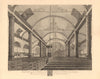 ST PAUL'S SHADWELL. Interior view. Demolished 1817. London church 1834 print