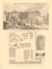 ALDGATE. Holy Trinity Priory/Synagogue Creechurch Lane. London 1834 old map