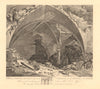ST MARTIN'S LE GRAND College crypt. On site of the later Post Office.London 1834