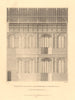 CROSBY HALL. Bishopsgate, now Cheyne Walk, Chelsea. Council Room elevation 1834
