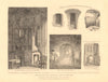 CROSBY HALL. Bishopsgate, now Cheyne Walk, Chelsea. Bay window 1834 old print
