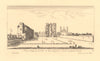 THE PALACE OF WHITEHALL. Palais du Roy d'Angleterre. London. WILKINSON 1834
