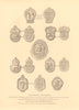 VAUXHALL GARDENS ADMISSION TICKETS designed by Hogarth. Now Spring Gardens 1834