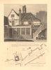 TOTENHALL MANOR HOUSE.Tottenham Court/Euston Road.Adam & Eve Tea House 1834 map
