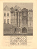 BISHOPSGATE. Sir Paul Pindar's house (west side). City of London 1834 print