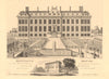 BLOOMSBURY. Montague House, Great Russell Street. British Museum's 1st home 1834