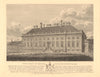 BEDFORD HOUSE, Bloomsbury Square. Now Bedford Place/Montague Street 1834 print