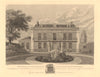 MILLBANK. Peterborough House, residence of Earl Grosvenor. Westminster 1834