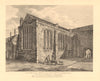HOLY TRINITY CHAPEL, LEADENHALL. North East view. City of London 1834 print