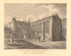 HOLY TRINITY CHAPEL, LEADENHALL. South East view. City of London 1834 print