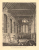HOLY TRINITY CHAPEL, LEADENHALL. Interior. City of London. WILKINSON 1834