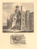 BRIDWELL HOSPITAL, BLACKFRIARS. Site of Bridewell Court. London. WILKINSON 1834