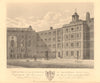 BRIDWELL HOSPITAL/PRISON, BLACKFRIARS. Site of Bridewell Court. London 1834