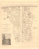CHRIST CHURCH PARISH, SOUTHWARK. South Bank/Bankside. London 1834 old map