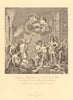 THE MONUMENT. Bas-relief by Caius Gabriel Gibber. City of London 1834 print