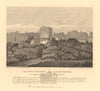 THE SWAN THEATRE, Bankside in 1614. Near Blackfriars Road. Closed c1642 1834