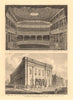 THEATRE ROYAL DRURY LANE. 1792 interior. NW view Great Russell Street 1834