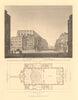 THEATRE ROYAL DRURY LANE. From NE < 1809 fire & plan. Russell Street 1834 map