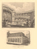OLYMPIC THEATRE, DRURY LANE (now Aldwych). Demolished 1904. WILKINSON 1834
