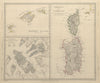 MEDITERRANEAN.Corsica Sardinia;Balearics Baleares;Valletta,Malta.SDUK 1844 map
