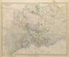 GERMANY DEUTSCHLAND.Holstein Hanover Mecklenburg Prussia Saxony.SDUK 1844 map