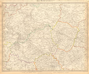 RUSSIA.Novgorod Tver Smolensk Vologda Iarolslav Moscow Vladimir.SDUK 1844 map