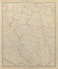 RUSSIA.Kalouga Kharkiv Ukraine Moskva Toula Kursk Riazan Voronej.SDUK 1844 map