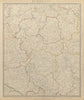 RUSSIA.Kalouga Kharkiv Ukraine Moskva Toula Kursk Riazan Voronej.SDUK 1844 map